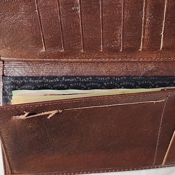 BUXTON BRISTOL CALF MADE IN CANADA BILLS/CARDS WALLET - Picture 6 of 7